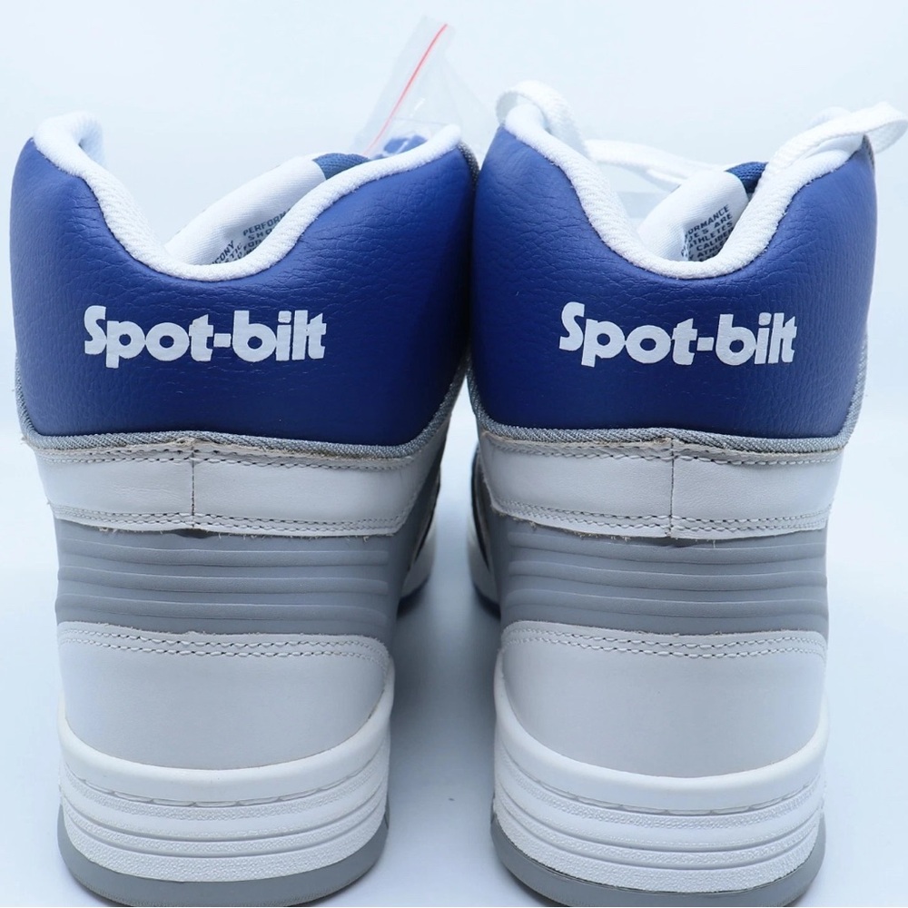 Saucony Sonic Hi sneakers in white & royal - Picture 5 of 7